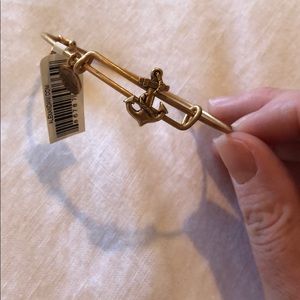 Gold Alex and Ani bracelet